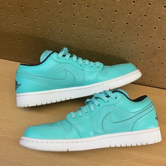 Air Jordan 1 Low Hyper Turquoise Sz 9 Men’s Shoes - Picture 5 of 12